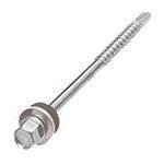 саморез для сэндвич-панелей 6,3/5,5х120 цинк