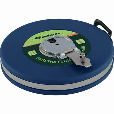 31260 лента мерная сибртех 10м фиберглассовая