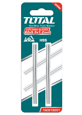 ножи к рубанку total 82х5,5х1,2 hss