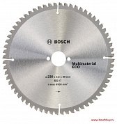 диск пильный bosch 230х30х64 multimaterial