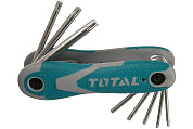 набор ключей шестигран total torx 8шт tht1061846