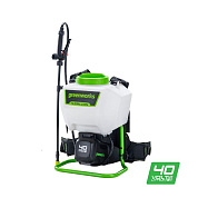 5300007ua опрыскиватель ранцевый greenworks g40bps