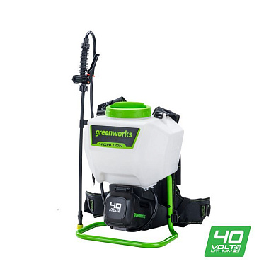 5300007ua опрыскиватель ранцевый greenworks g40bps