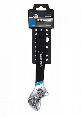 3103012 ключ разводной t4p 200мм обрезиненная ручка