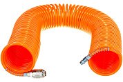 170203 шланг fubag спиральный с фитингами 6х8мм 20м