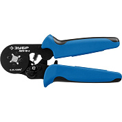 22695 пресс-клещи для втулочных наконечников зубр  пкм-10-4 0.25-10мм2