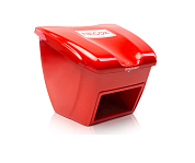 ящик для песка 0.25 м3. с дозатором, в комплекте с лопатой, boxsand original, цвет красный, пластико