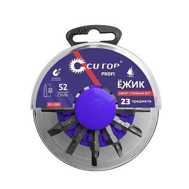 86-868 набор бит cutop profi "ёжик" 23пр