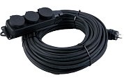 50016 удлинитель силовой атом кг 3 гнезда 20м. 4000 вт (с/з)