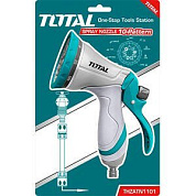 пистолет для полива total thzatn1101 10режимов с фиксатором