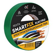 изолента smartfix electro 19мм 20м зеленая