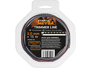 st6164-30 леска startul metsa 3мм 15м зубчатый квадрат