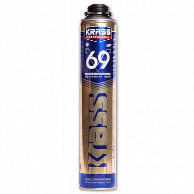 пена монтажная krass professional v69 0,89л пистолетная