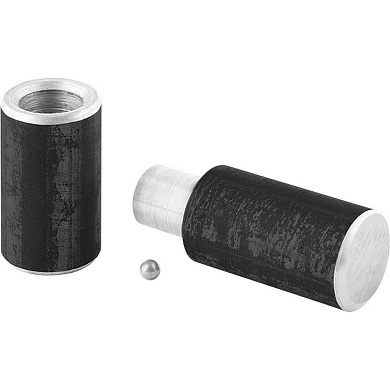 92009 петля каплевидная сибртех 30х140мм с шаром 2шт