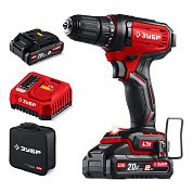 дш-40-21 акк.дрель зубр 20в li-ion