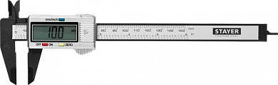 34411-150 штангенциркуль электронный stayer 150мм