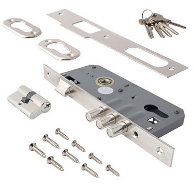 замок врезной apecs 2200/60-cr