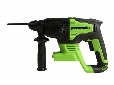 аккумуляторный перфоратор greenworks 3803007 gd24sds2 24b