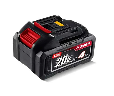 акб-20-4 аккумулятор зубр lms 20в li-ion 4ач
