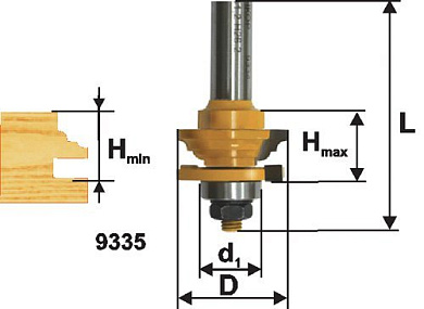9335 фреза энкор комбинированная рамочная d 12