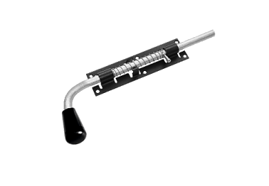 засов с пружиной домарт зсп-300 мод.2, черный 170931