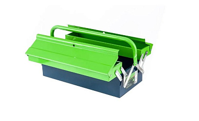 90750 ящик для инструмента сибртех металлический 3 секции