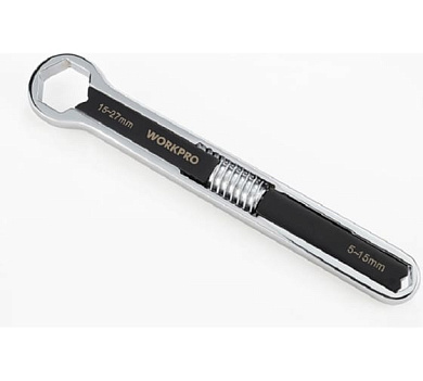 wp272016 ключ разводной 5-27мм workpro