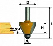 9232 фреза энкор кромочная конусная