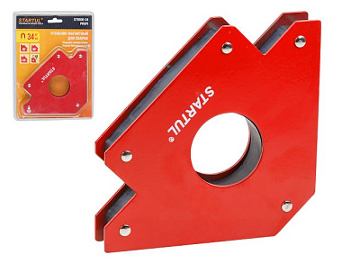 st8500-34 угольник магнитный для сварки startul profi 34кг