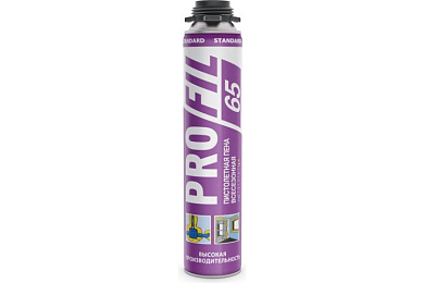 пена монтажная soudal "профиль 65" 720мл всесезонная пистолетная арт.199019