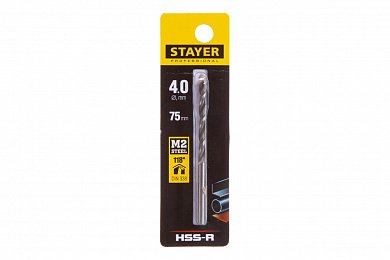 29602-4 сверло по металлу stayer 4х75мм
