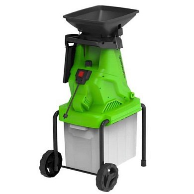 2208007 садовый измельчитель greenworks gw-2800sd