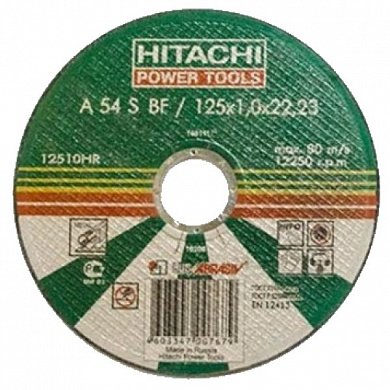 диск отрезной по металлу hitachi 125х1,0х22,2