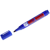 маркер crown "multi marker" cpm-800 синий 3мм перманентный