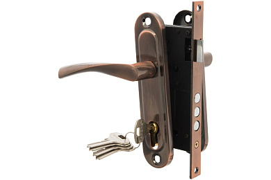 замок врезной apecs 1523/60-ac