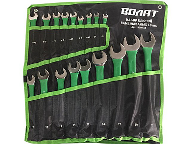 13380-18 набор ключей волат комбинированных 8-32мм 18шт