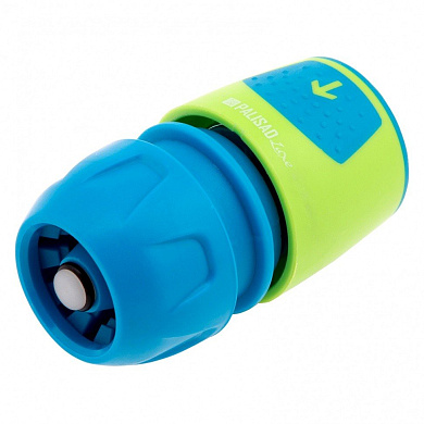 66267 соединитель быстросъемный для шланга palisad luxe 1/2-3/4" аквастоп