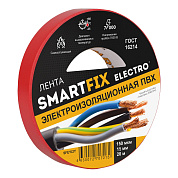 изолента smartfix electro 15мм 20м красная