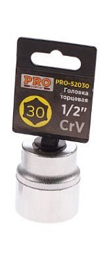 pro-52030 головка 1/2" 30мм 6гр pro startul