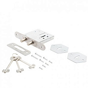 замок врезной сувальдный avers r11/s6-cr (3 keys. shank 50mm)