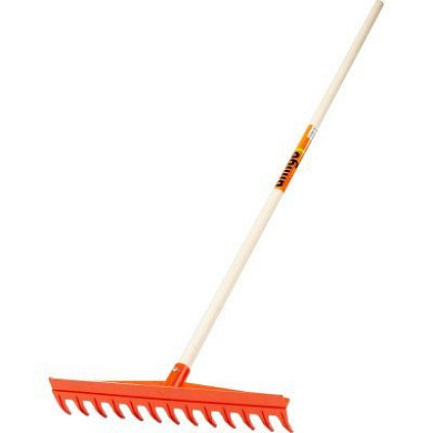 77014 грабли пластиковые с черенком  amigo