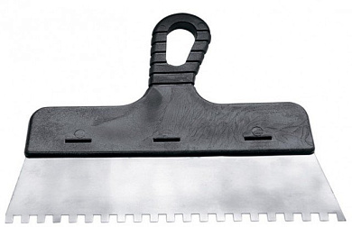 1205112 шпатель korvus зубчатый 250мм 8х8мм