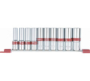 13590 набор головок matrix 1/2" 10-22мм удлиненных