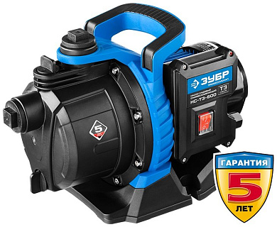 нс-т3-600 насос садовый зубр 600вт 55л/м