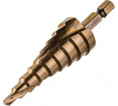 сверло по металлу hardcore 4-39мм шагово-спиральное 13ступеней