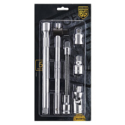 набор удлинителей berger 1/2" bg2091 6 предметов