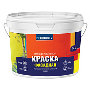 краска фасадная proremontt белая 14кг
