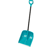 61678 лопата снеговая palisad 450х450х1355мм алюминиевый черенок