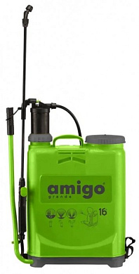 70151 опрыскиватель садовый amigo grande 16л