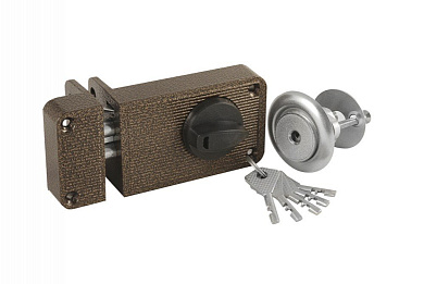 замок накладной зенит-зн-2-6 (бронза)